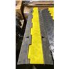 Image 5 : GROUP OF 3 VEVOR HEAVY DUTY CABLE PROTECTOR RAMPS