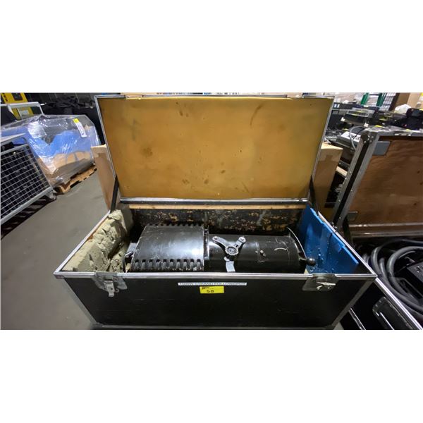 LARGE PRODUCTION STRAND FOLLOWSPOT 1500W IN MOBILE ROAD CASE