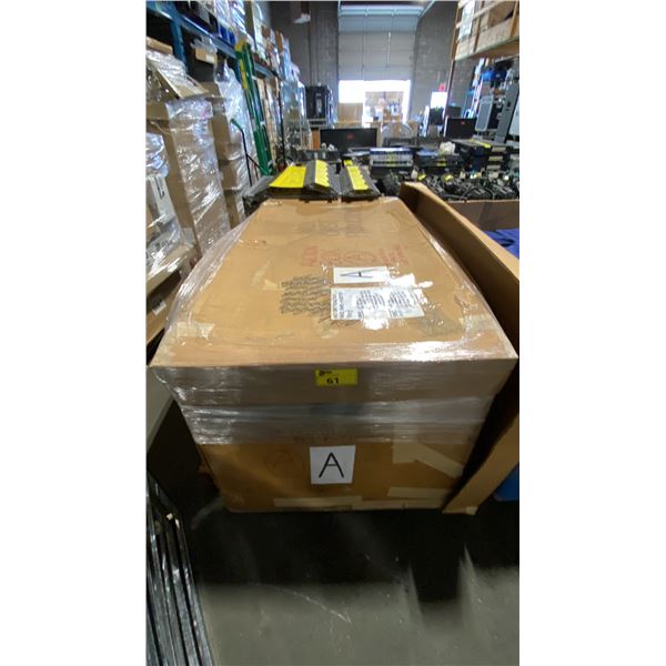LARGE PALLET BOX OF ASSORTED COLOR/SIZE BANJO DRAPES/SKIRTS