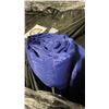 Image 2 : LARGE PALLET BOX OF 8' ALL BLUE BANJO DRAPES APPROX 380 PCS