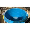 Image 2 : STACK OF LARGE ROPE HANDLE BUCKETS/TUBS-BLUE & WHITE APPROX 27