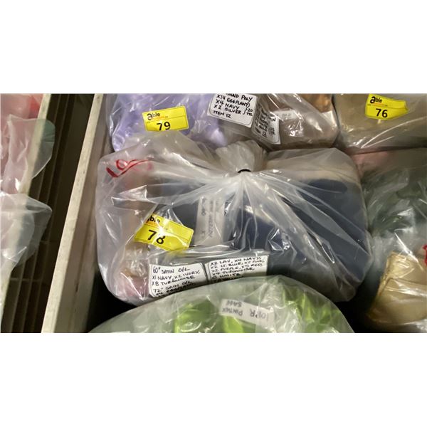 BAG OF EVENT SATIN OVERLAY IN ASSORTED COLOURS