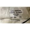 Image 2 : BAG OF EVENT UNIVERSAL CHAIR COVERS IN WHITE