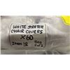 Image 2 : BAG OF EVENT WHITE STRETCH CHAIR COVERS