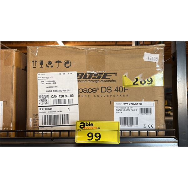BOSE FREESPACE DS40F SINGLE LOUDSPEAKER BLACK