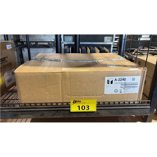 TOA A-2240 MIXER POWER AMPLIFIER