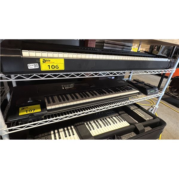 KORG 01/WFD DIGITAL MUSIC WORKSTATION AND ANTON BAUER INTERACTIVE 2000 QUAD POWER CHARGER