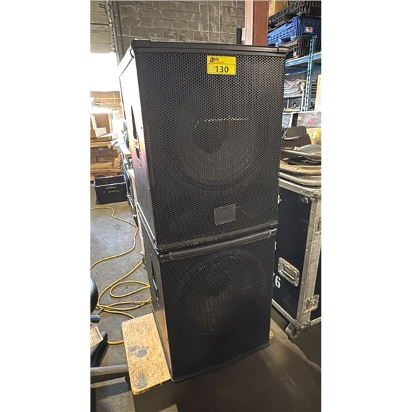 PAIR OF EUROLIVE B1800D-PRO IS A HIGH-PERFORMANCE 1,400-WATT ACTIVE PA SUBWOOFERS