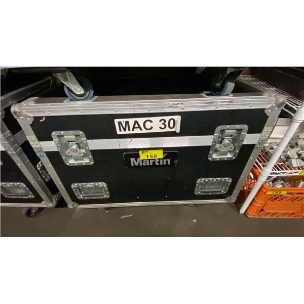 SET OF 4 MARTIN MAC 301 MOVING HEAD WASH LIGHTS IN ROADCASE