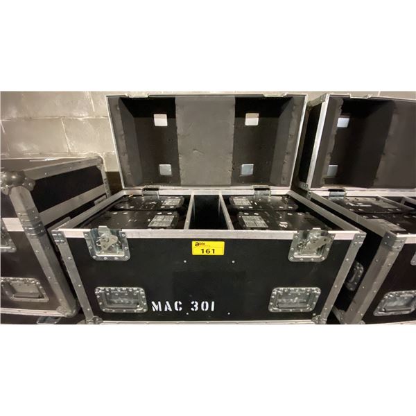 SET OF 4 MARTIN MAC 301 MOVING HEAD WASH LIGHTS IN ROADCASE