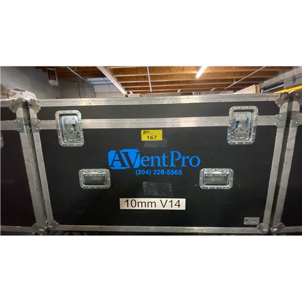 8 THEATRIXX 10MM V14 LED DISPLAY PANELS IN ROADCASE