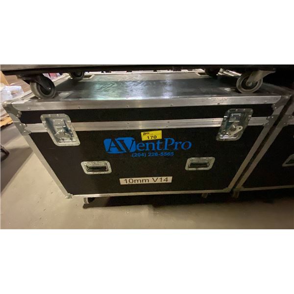 8 THEATRIXX 10MM V14 LED DISPLAY PANELS IN ROADCASE