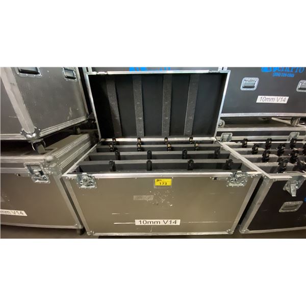 8 THEATRIXX 10MM V14 LED DISPLAY PANELS IN ROADCASE