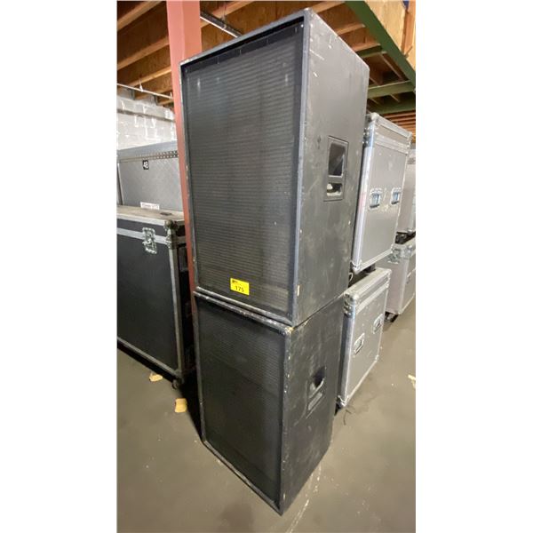 PAIR OF 18" RCF @ 4 OHMS LOW FREQUENCY WOOFERS