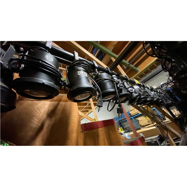 18 X F9PS STAGE LIGHTING UNITS WITH C CLAMPS