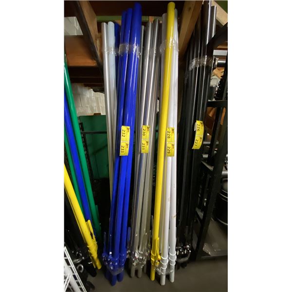 5 MANFROTTO COMMERCIAL ADJUSTABLE ALUMINUM PRODUCTION ALTO-POLES