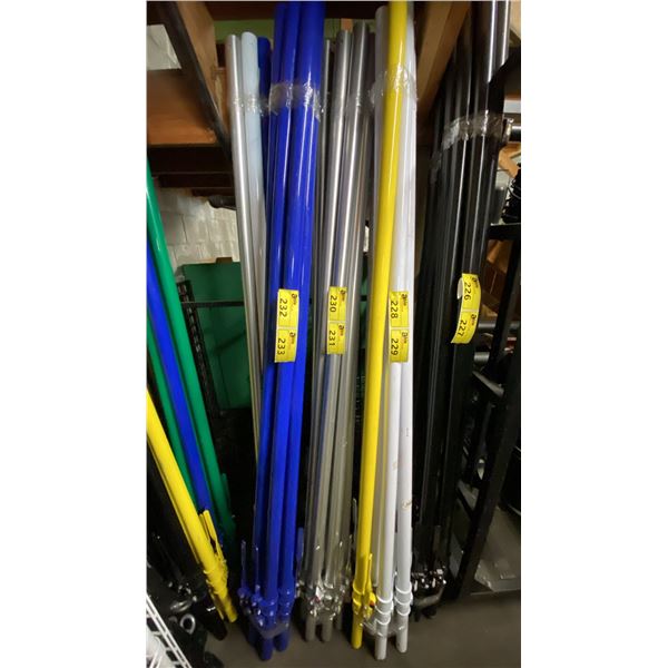 5 MANFROTTO COMMERCIAL ADJUSTABLE ALUMINUM PRODUCTION ALTO-POLES