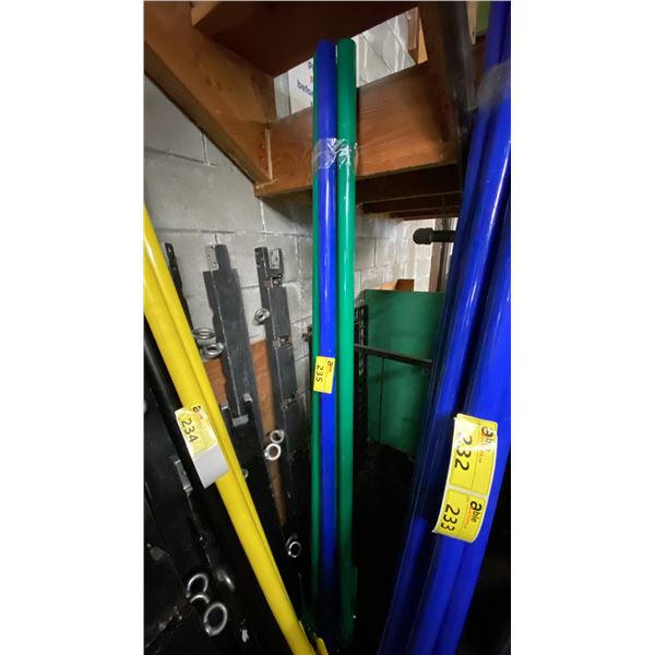 5 MANFROTTO COMMERCIAL ADJUSTABLE ALUMINUM PRODUCTION ALTO-POLES IN ASSORTED COLOURS