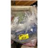 Image 1 : BAG OF EVENT PINTUCK 108 X 12" TABLE RUNNERS IN CHAMPAGNE, FUCHSIA, PURPLE, NAVY, ROYAL BLUE,