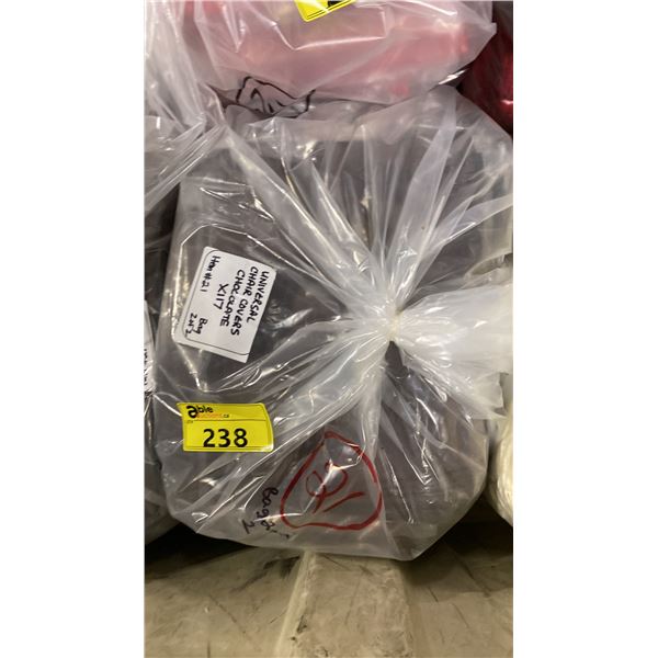BAG OF EVENT UNIVERSAL CHAIR COVERS IN CHOCOLATE