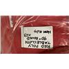 Image 2 : BAG OF EVENT POLY TABLECLOTHS 90" ROUND IN RED
