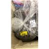 Image 1 : BAG OF EVENT UNIVERSAL CHAIR COVERS IN CHOCOLATE