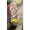 Image 1 : BAG OF EVENT NAPKINS IN FUCHSIA, TURQUOISE, ROYAL BLUE, RED, ORANGE AND GOLD