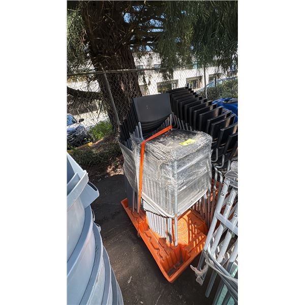 PALLET OF EVENT STACKING CHAIRS