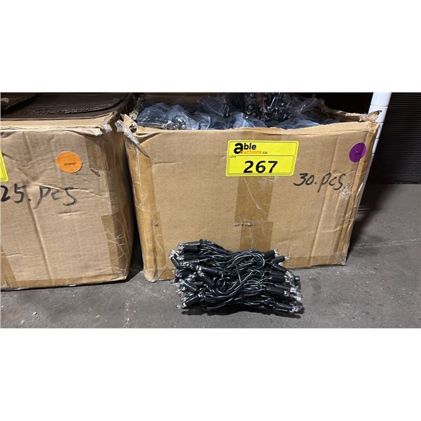 30 PIECE COMMERCIAL LED STRING LIGHTS IN PURPLE