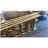 Image 2 : 2 ALLRIGHT 10' WOODEN INDUSTRIAL DOUBLE SIDED STEP LADDERS *MUST TAKE BOTH*
