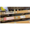 Image 3 : 2 ALLRIGHT 10' WOODEN INDUSTRIAL DOUBLE SIDED STEP LADDERS *MUST TAKE BOTH*