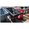 Image 2 : LARGE BLACK MOBILE INDUSTRIAL DUMPING WASTE RECEPTACLE