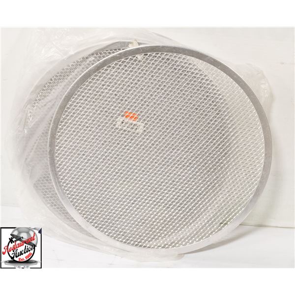 11 NEW 15" ALUMINUM PIZZA SCREENS