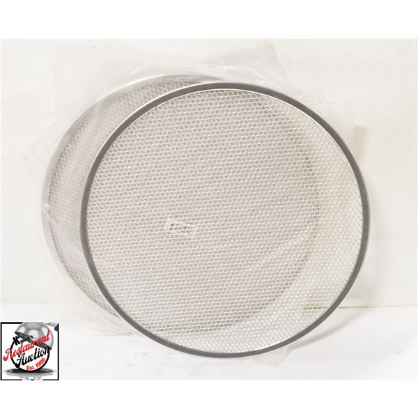6 NEW 16" ALUMINUM PIZZA SCREENS