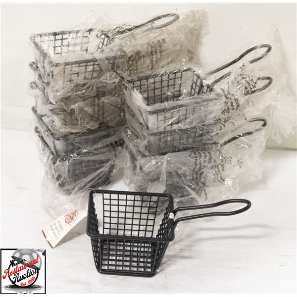 10 NEW JOHNSON ROSE 4" FRY BASKET W/ 4" HANDLE