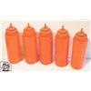 Image 1 : 5 NEW BROWNE 32 OZ RED WIDE MOUTH DISPENSERS