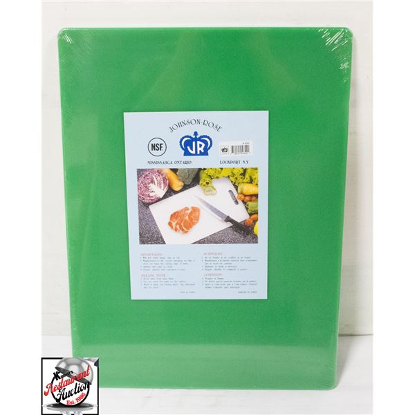 NEW JOHNSON ROSE 15" X 20" X 1/4" GREEN CUTTING