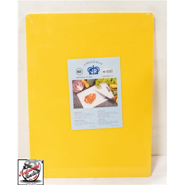 NEW JOHNSON ROSE 24" X 18" X 1/4" YELLOW CUTTING