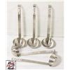 Image 1 : 5 NEW JOHNSON ROSE 2 OZ STAINLESS STEEL LADDLES