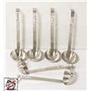 Image 1 : 6 NEW JOHNSON ROSE 2 OZ STAINLESS STEEL LADDLES