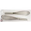 Image 1 : 2 NEW JOHNSON ROSE 16" PIANO WIRE WHISKS