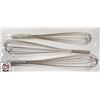 Image 1 : 3 NEW JOHNSON ROSE 24" FRENCH WHIPS