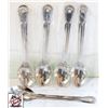 Image 1 : 5 NEW JOHNSON ROSE S/S SLOTTED SERVING SPOONS