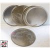 Image 1 : 9 -  13" ALUMINUM PIZZA PANS