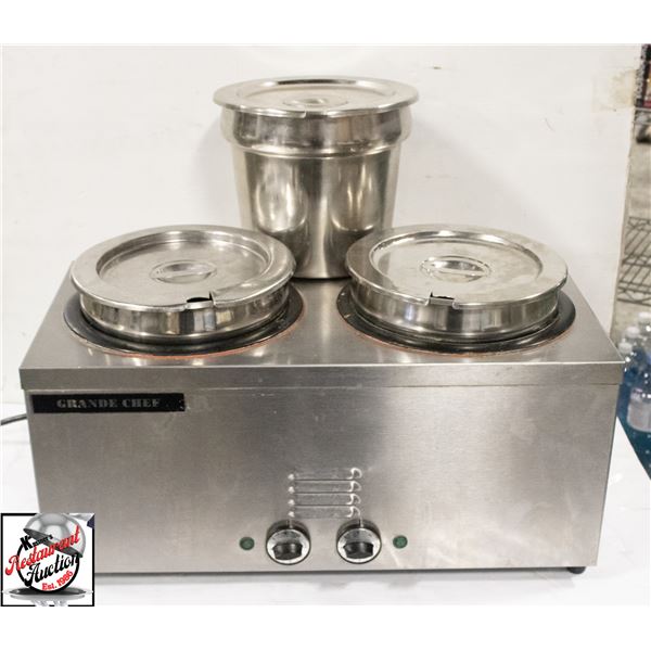 GRANDE CHEF DUAL SOUP WARMER