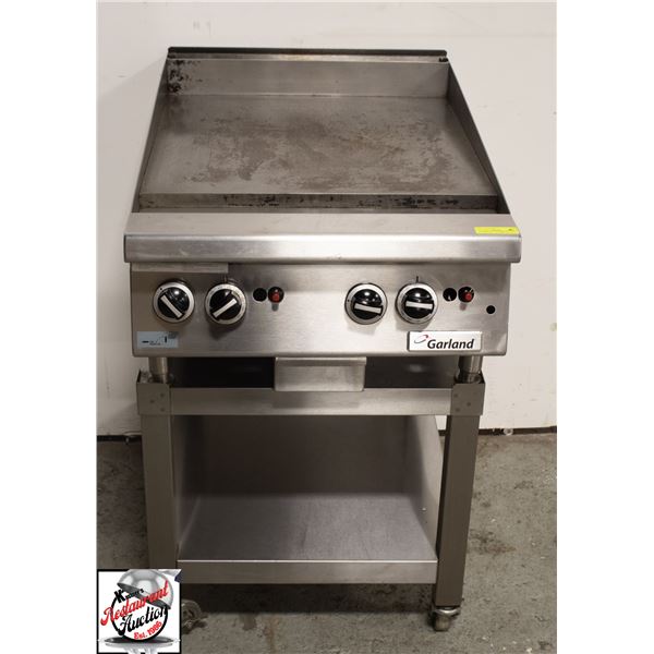 GARLAND 24" 4 BURNER GRIDDLE ON EQUIPMENT STAND