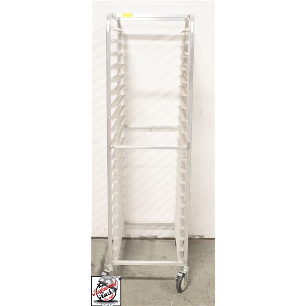 WINHOLT 20" X 26" X 69.5" ALUMINUM BAKERS RACK