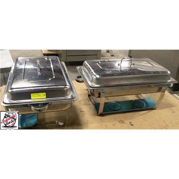 TWO FULL SIZE CHAFING DISHES