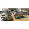 Image 1 : TWO FULL SIZE CHAFING DISHES
