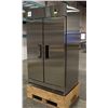 Image 2 : NEW ICE 35" DOUBLE S/S DOOR UPRIGHT REFRIGERATOR